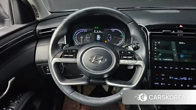 Hyundai Tucson Hybrid (NX4) 2022 Белый из Кореи, фото 4