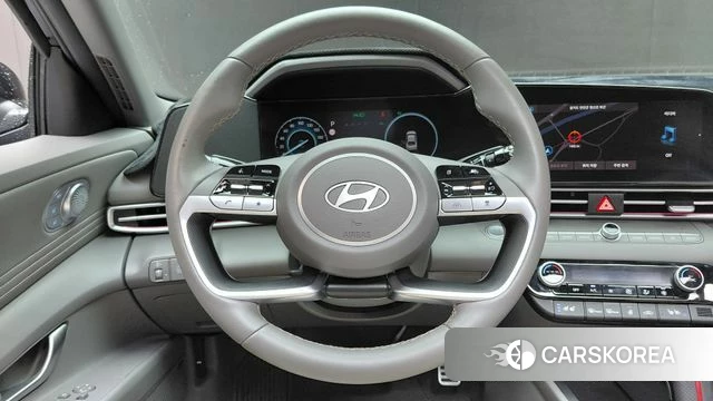 Hyundai The New Avante Hybrid (CN7) 2025 Черный из Кореи, фото 4