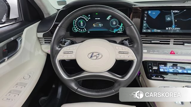 Hyundai The New Grandeur IG Hybrid 2022 Белый из Кореи, фото 4