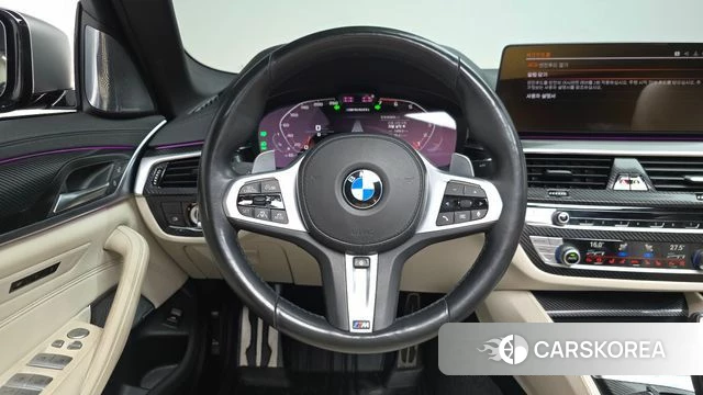 BMW 5 Series (G30) 2021 Черный из Кореи, фото 4