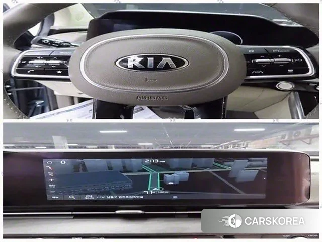 Kia Carnival 4th generation 2021 Небесно-голубой из Кореи, фото 4