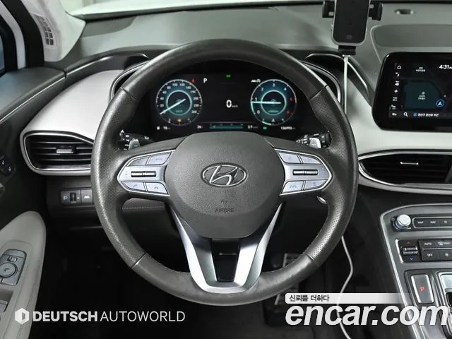 Hyundai The New Santa Fe 2021 Белый из Кореи, фото 4