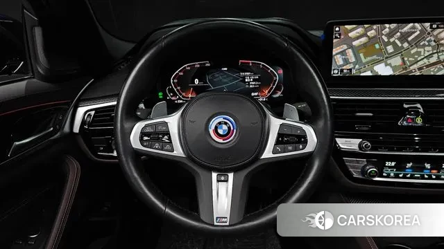 BMW 5 Series (G30) 2023 Черный из Кореи, фото 4