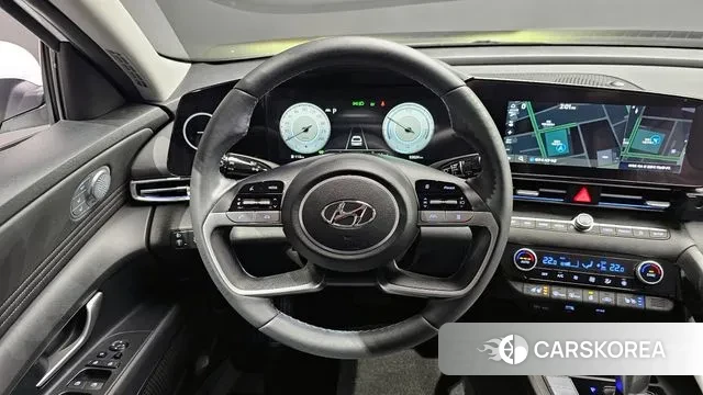 Hyundai Avante Hybrid (CN7) 2022 Белый из Кореи, фото 4