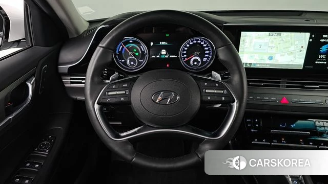 Hyundai The New Grandeur IG Hybrid 2021 Белый из Кореи, фото 4