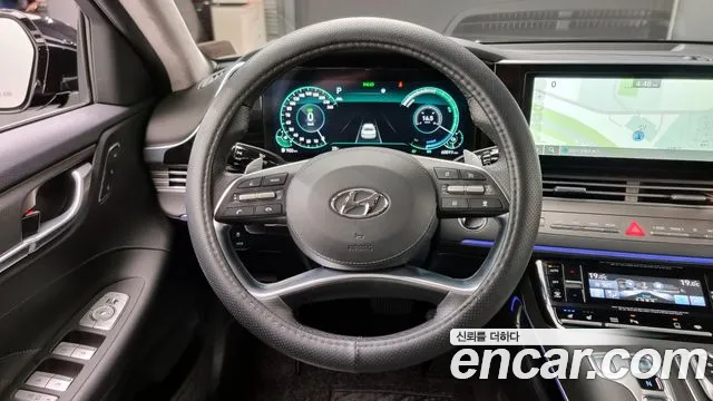 Hyundai The New Grandeur IG Hybrid 2020 Черный из Кореи, фото 4