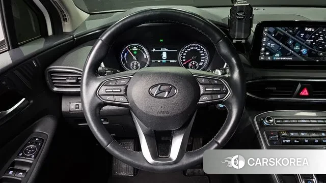 Hyundai The New Santa Fe 2022 Белый из Кореи, фото 4