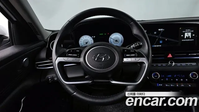 Hyundai Avante Hybrid (CN7) 2020 Белый из Кореи, фото 4