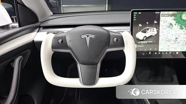 Tesla Model Y 2022 Белый из Кореи, фото 4