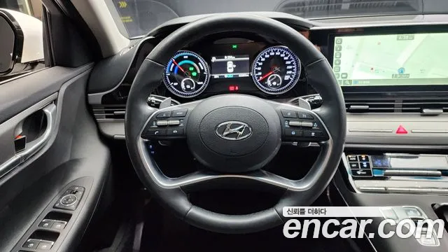 Hyundai The New Grandeur IG Hybrid 2021 Белый из Кореи, фото 4