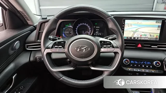 Hyundai Avante Hybrid (CN7) 2022 Белый из Кореи, фото 4