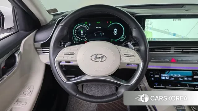Hyundai The New Grandeur IG Hybrid 2021 Белый из Кореи, фото 4