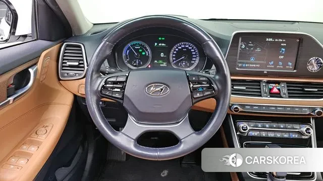 Hyundai Grandeur IG Hybrid 2019 Белый из Кореи, фото 4