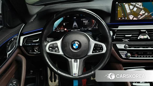 BMW 5 Series (G30) 2021 Черный из Кореи, фото 4