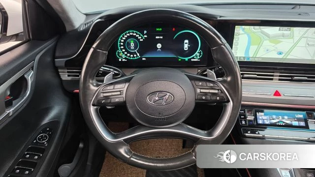 Hyundai The New Grandeur IG Hybrid 2022 Белый из Кореи, фото 4