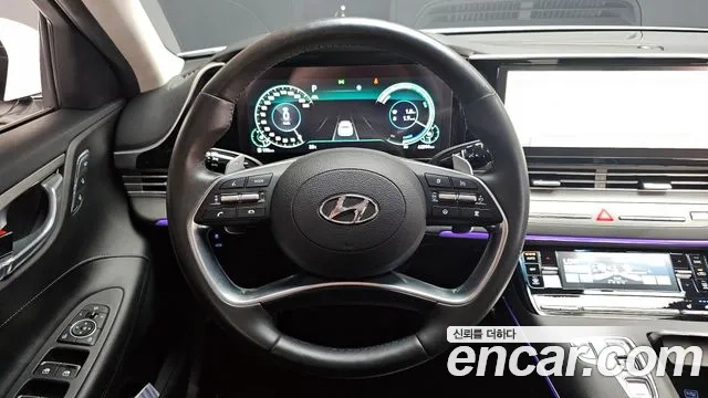 Hyundai The New Grandeur IG Hybrid 2020 Белый из Кореи, фото 4