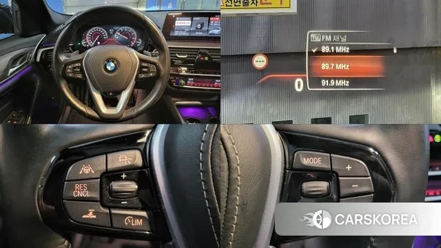 BMW 5 Series (G30) 2018 Синий из Кореи, фото 4