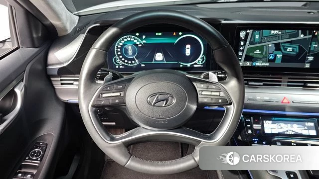 Hyundai The New Grandeur IG Hybrid 2022 Белый из Кореи, фото 4