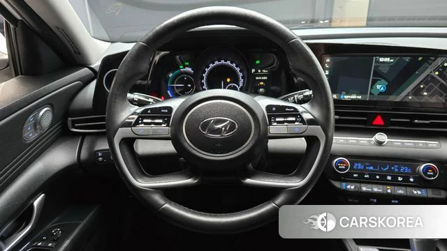 Hyundai Avante Hybrid (CN7) 2022 Белый из Кореи, фото 4