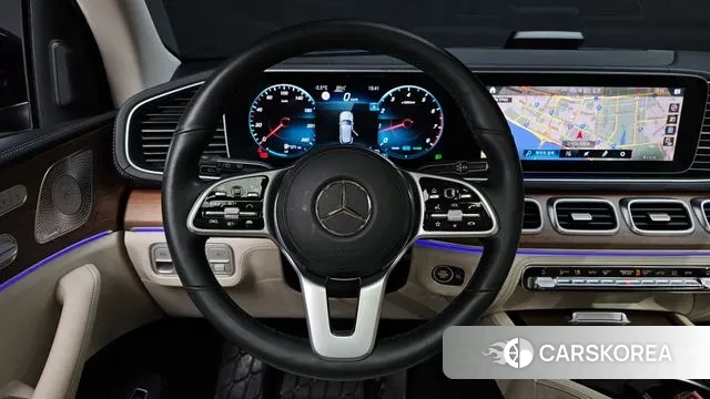 Mercedes-Benz GLE-Class W167 2021 Синий из Кореи, фото 4