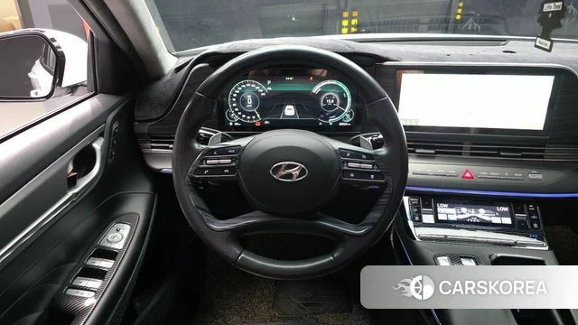 Hyundai The New Grandeur IG Hybrid 2020 Белый из Кореи, фото 4