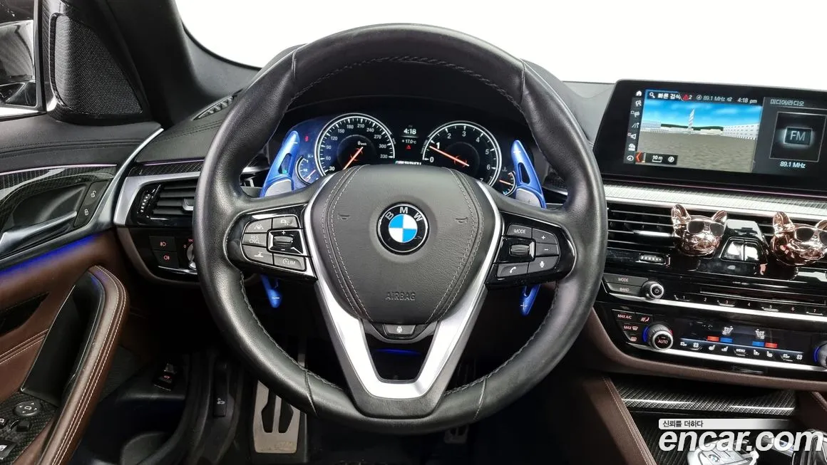 BMW 5 Series (G30) 2018 Серый из Кореи, фото 4