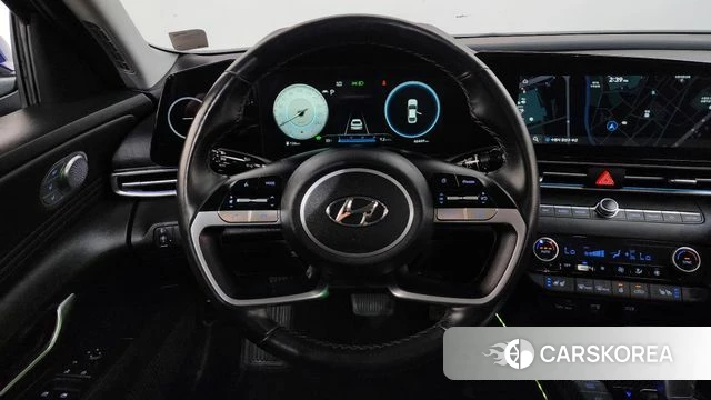 Hyundai Avante Hybrid (CN7) 2021 Синий из Кореи, фото 4