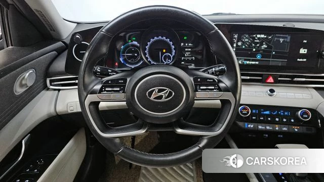 Hyundai Avante Hybrid (CN7) 2022 Серебряный из Кореи, фото 4