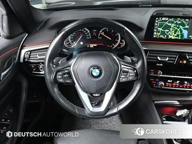 BMW 5 Series (G30) 2018 Черный из Кореи, фото 4