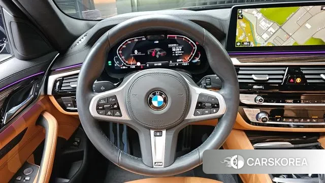 BMW 5 Series (G30) 2021 Синий из Кореи, фото 4