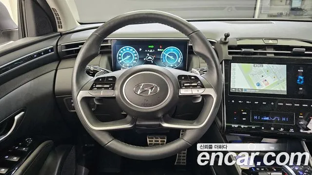 Hyundai Tucson Hybrid (NX4) 2023 Белый из Кореи, фото 4