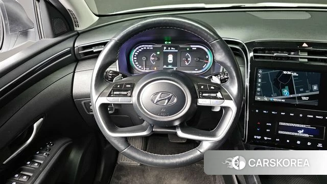 Hyundai Tucson Hybrid (NX4) 2023 Белый из Кореи, фото 4