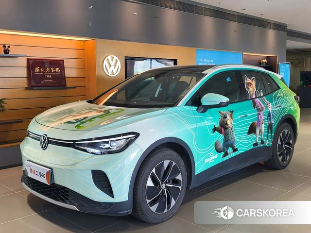 Volkswagen ID.4 CROZZ 2025 Зеленый из Китая, фото 4