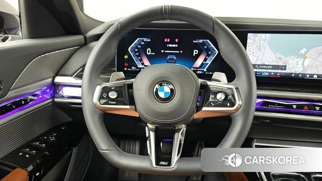 BMW 7 Series (G70) 2025 Черный из Кореи, фото 4
