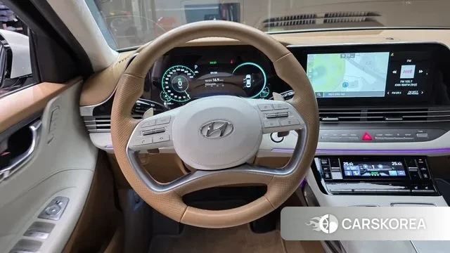 Hyundai The New Grandeur IG Hybrid 2021 Песочный из Кореи, фото 4