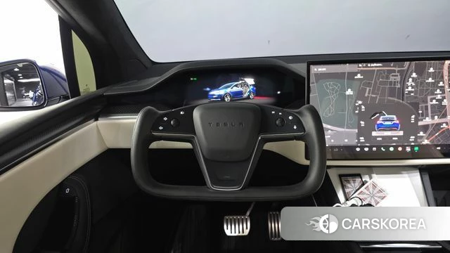 Tesla Model X 2023 Синий из Кореи, фото 4