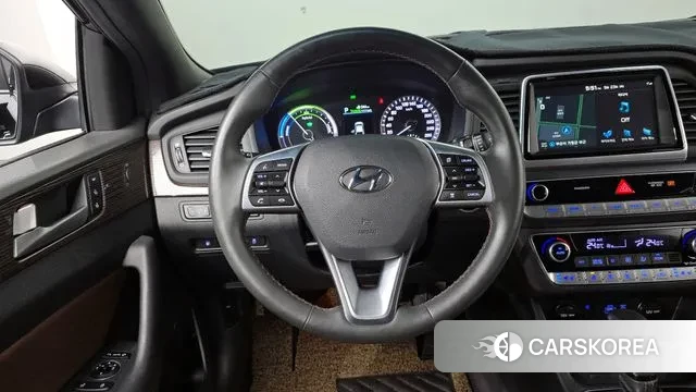 Hyundai Sonata New Rise Hybrid 2019 Черный из Кореи, фото 4