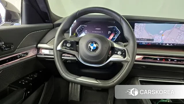 BMW 7 Series (G70) 2023 Черный из Кореи, фото 4