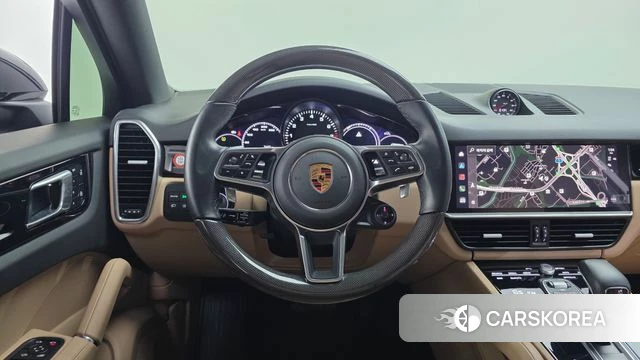 Porsche Cayenne (PO536) 2022 Черный из Кореи, фото 4