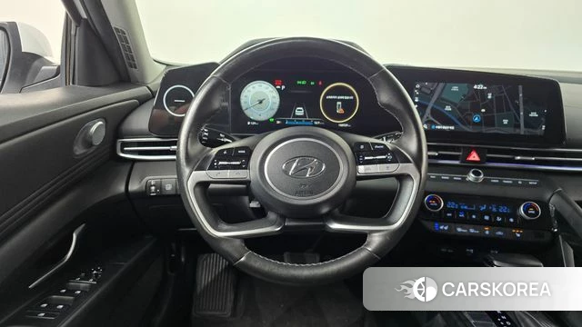 Hyundai Avante Hybrid (CN7) 2021 Белый из Кореи, фото 4