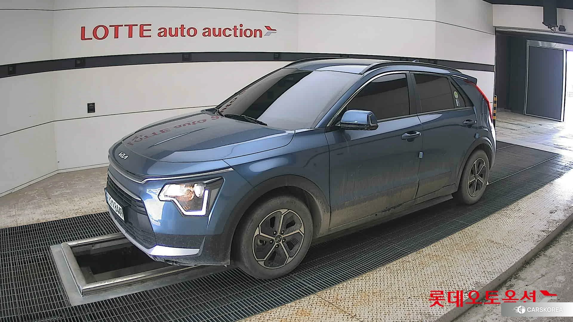 Kia Niro Hybrid 2022 Mineral Blue из Кореи, фото 4