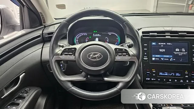 Hyundai Tucson Hybrid (NX4) 2021 Белый из Кореи, фото 4