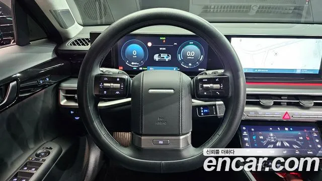 Hyundai Grandeur Hybrid (GN7) 2023 Черный из Кореи, фото 4