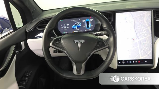 Tesla Model X 2019 Синий из Кореи, фото 4