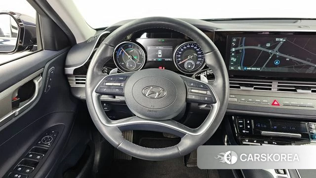 Hyundai The New Grandeur IG Hybrid 2021 Синий из Кореи, фото 4