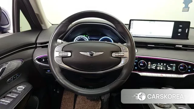 Genesis GV70 2021 Синий из Кореи, фото 4