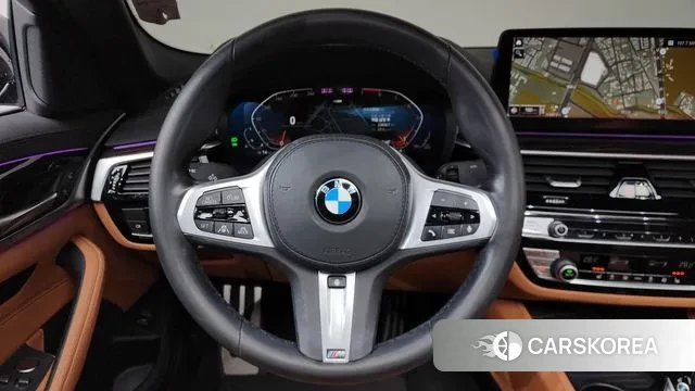 BMW 5 Series (G30) 2022 Черный из Кореи, фото 4