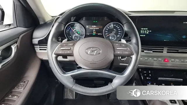 Hyundai The New Grandeur IG Hybrid 2021 Белый из Кореи, фото 4