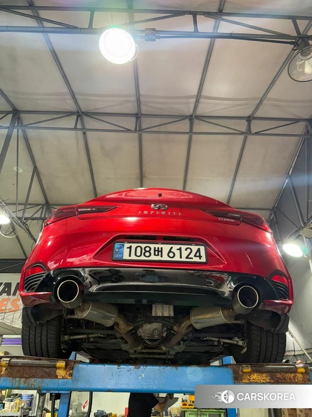 Infiniti Q60 (CV37) 2018 Красный из Кореи, фото 4