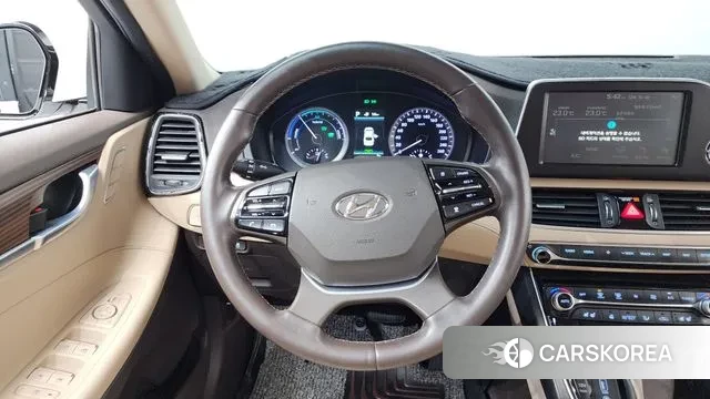 Hyundai Grandeur IG Hybrid 2018 Белый из Кореи, фото 4